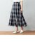 チェック柄 マーメイドスカート