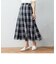 チェック柄 マーメイドスカート