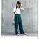 サイドベンツ　ワイドパンツ