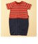 ボーダー 半袖ツーウェイオール(50-70cm)