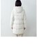 ロング　フード付き　ダウンコート