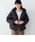 フード付き ショート ダウンコート