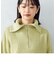 【Online Store限定カラー：ライラック、イエローグリーン】ハーフジップニット