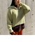 【Online Store限定カラー：ライラック、イエローグリーン】ハーフジップニット