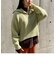 【Online Store限定カラー：ライラック、イエローグリーン】ハーフジップニット