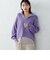 【Online Store限定カラー：ライラック、イエローグリーン】ハーフジップニット