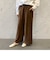 ベロア　ワイドパンツ