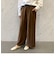 ベロア　ワイドパンツ