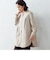 コーデュロイ　ロングシャツ