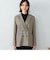 ダブルブレスト　ロングジャケット