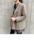 ダブルブレスト　ロングジャケット