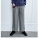 ツイード調ヘリンボーン ワイドパンツ