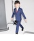 【セットアップ対応】マイクロチェック柄　ロングパンツ (110-130cm)
