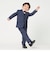 【セットアップ対応】マイクロチェック柄　ロングパンツ (110-130cm)