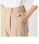 センタープレス ストレッチ テーパードパンツ