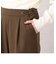 タック入りワイドストレートパンツ