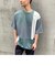 パッチワークデザイン クルーネック Ｔシャツ