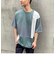 パッチワークデザイン クルーネック Ｔシャツ