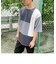 パッチワークデザイン クルーネック Ｔシャツ