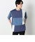 パッチワークデザイン クルーネック Ｔシャツ