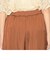 サテン　ワイドパンツ