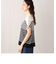 フレンチスリーブ　ボーダーニットＴシャツ