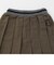 麻調ツイル　ラップ風キュロットスカート