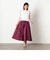 【洗える／セットアップ対応】ギャザーフレアースカート