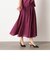 【洗える／セットアップ対応】ギャザーフレアースカート