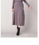 【セットアップ対応】切替リブニット　ロングスカート