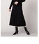 【セットアップ対応】切替リブニット　ロングスカート
