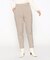 【美しい ベーシックパンツ】 裏起毛 カルゼ テーパードパンツ
