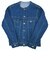ノーカラー デニム  ブルゾン