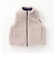 【リバーシブル】タフタ×ボア　中綿ベスト