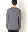 ボーダー柄 フェイクレイヤードＴシャツ