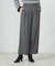 【美しい ベーシックパンツ】ＴＲツイル　ワイドパンツ