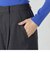 【セットアップ対応】 ストレッチツイル ワイドパンツ