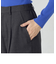 【セットアップ対応】 ストレッチツイル ワイドパンツ