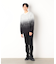 モノトーン グラデーションニット