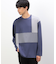 パッチワーク クルーネック ロングスリーブ Ｔシャツ