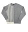 千鳥柄 コンビデザインニット