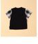 オンブレーチェック使い 半袖Tシャツ(ベビーサイズ)