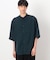 ファンクショナル バンドカラー 七分袖 シャツ