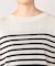 グラデーションボーダー フレンチスリーブ ニットＴシャツ