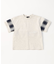 オンブレーチェック使い 半袖Tシャツ