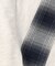 オンブレーチェック使い 半袖Tシャツ