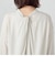 レーヨンリネン　後ろねじりロングシャツ