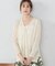 リネン混　カーディガン