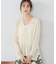 リネン混　カーディガン