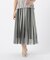 マルチカラーストライプ チュールプリーツスカート